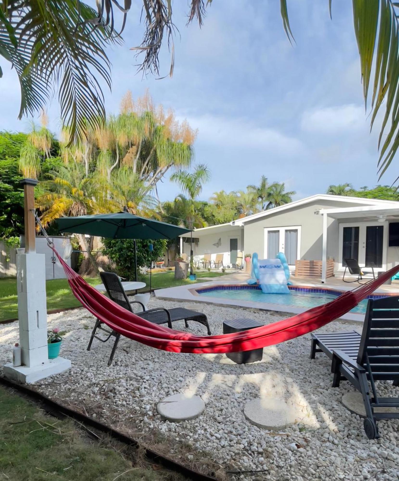 Pool House Resort Heated Swimming Pool Family Getaway Cutler Bay Exterior foto