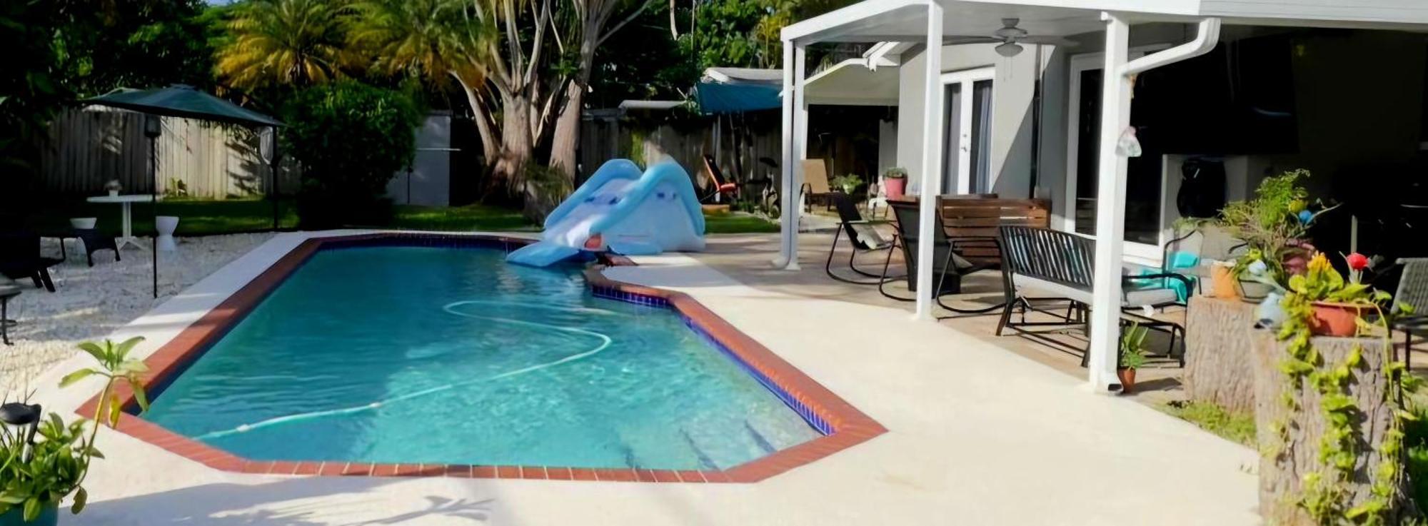 Pool House Resort Heated Swimming Pool Family Getaway Cutler Bay Exterior foto