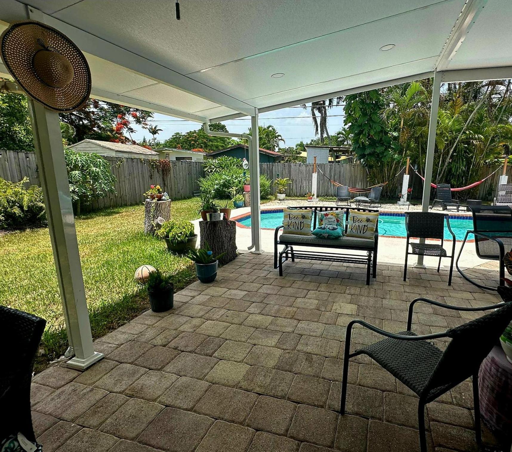 Pool House Resort Heated Swimming Pool Family Getaway Cutler Bay Exterior foto
