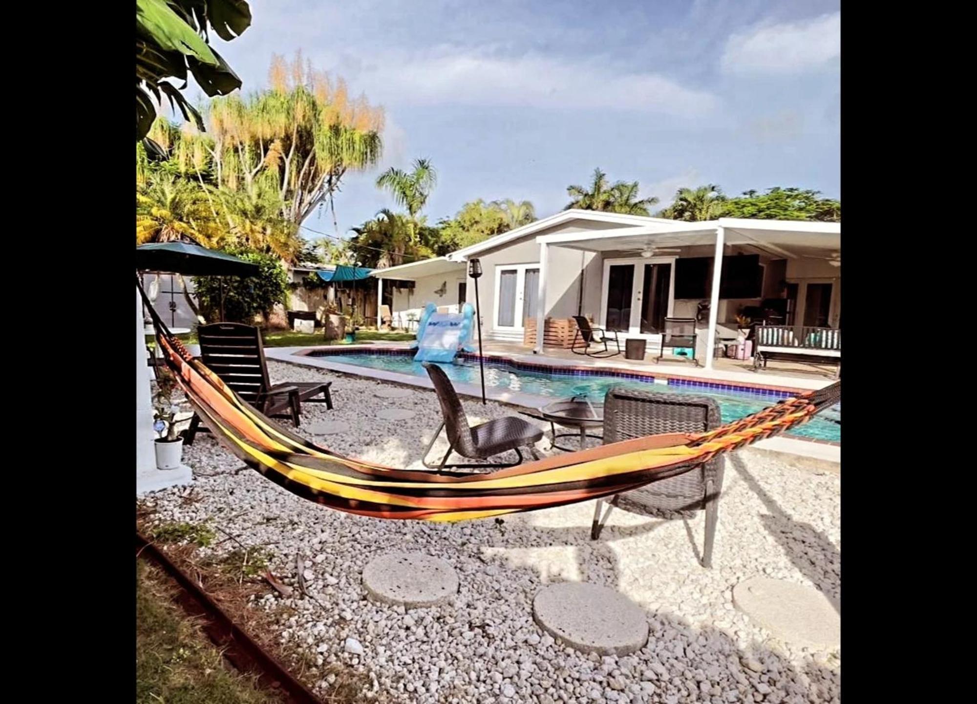 Pool House Resort Heated Swimming Pool Family Getaway Cutler Bay Exterior foto