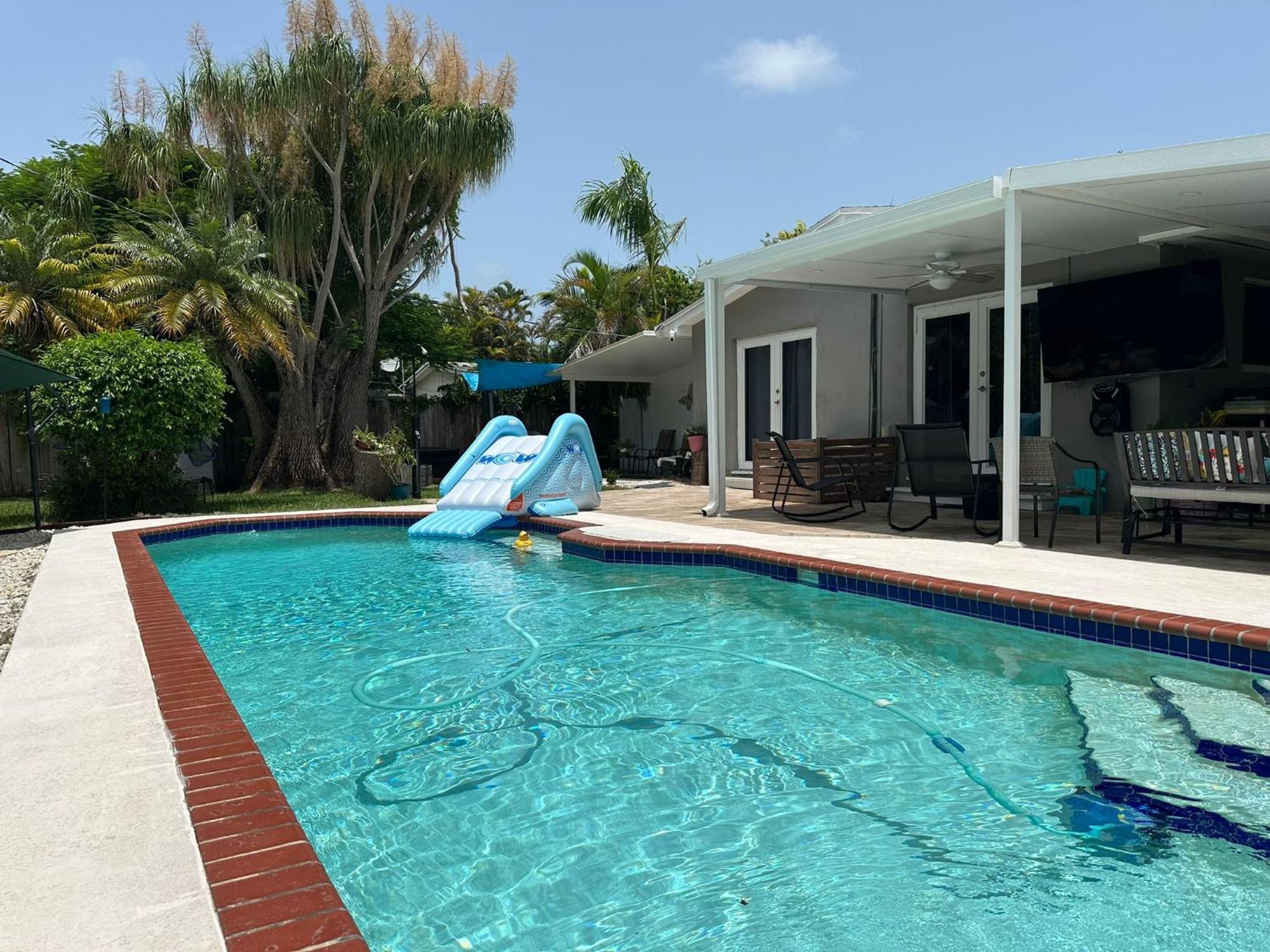 Pool House Resort Heated Swimming Pool Family Getaway Cutler Bay Exterior foto