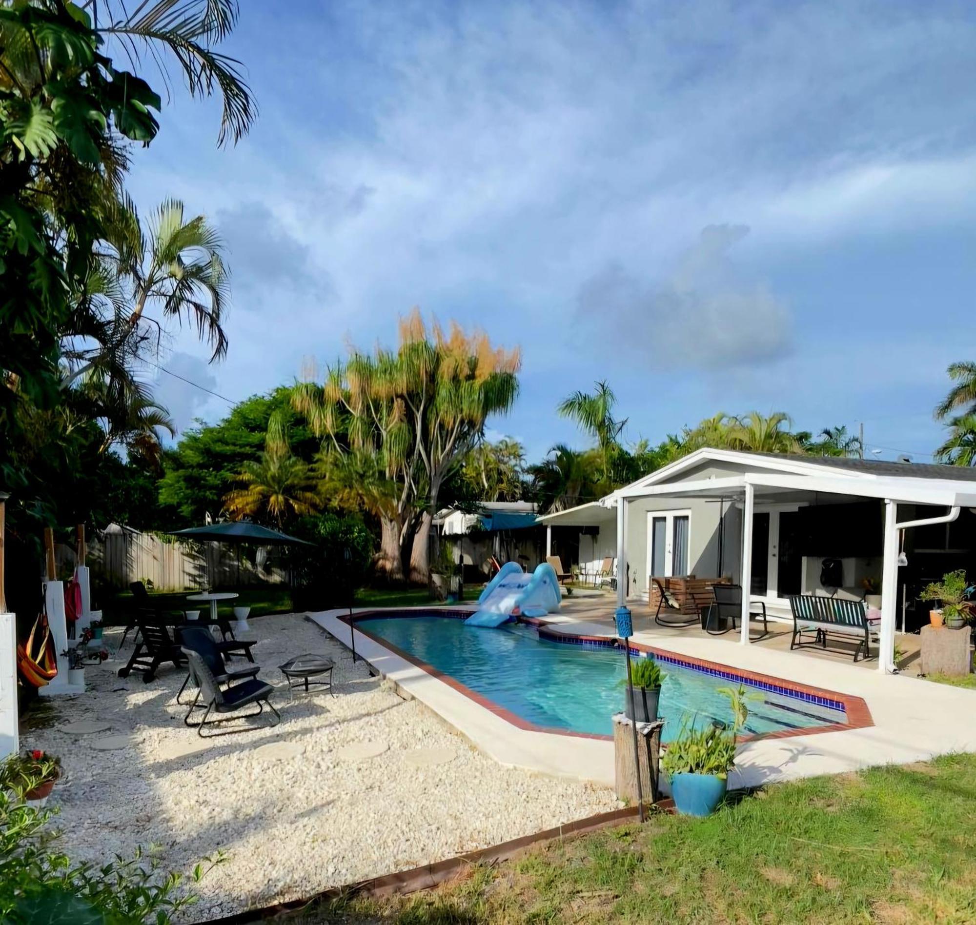 Pool House Resort Heated Swimming Pool Family Getaway Cutler Bay Exterior foto